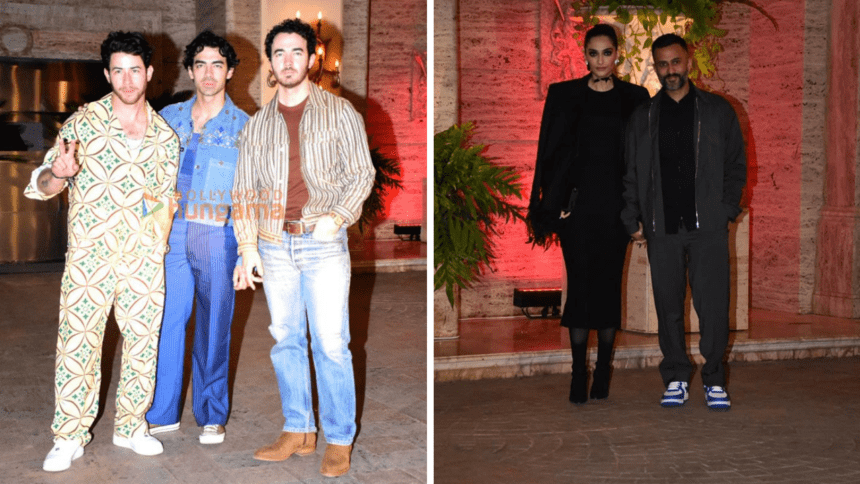 Jonas Brothers Receive Star-Studded Welcome at Natasha Poonawalla's Glamorous Afterparty"